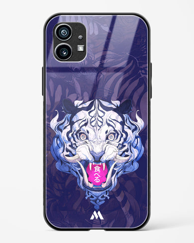 Tiger Tantrum Glass Case Phone Cover (Nothing)