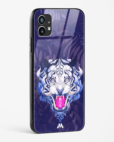 Tiger Tantrum Glass Case Phone Cover (Nothing)