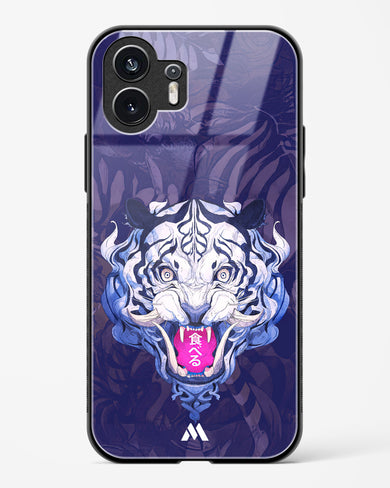 Tiger Tantrum Glass Case Phone Cover (Nothing)