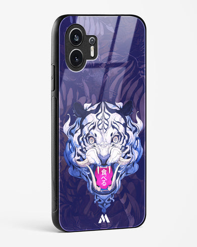 Tiger Tantrum Glass Case Phone Cover (Nothing)