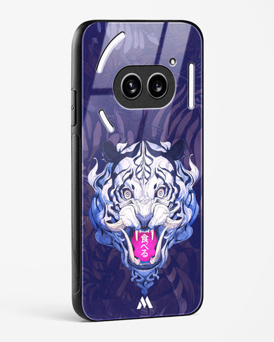 Tiger Tantrum Glass Case Phone Cover (Nothing)