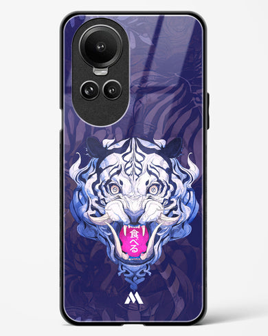 Tiger Tantrum Glass Case Phone Cover (Oppo)