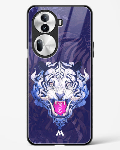 Tiger Tantrum Glass Case Phone Cover (Oppo)