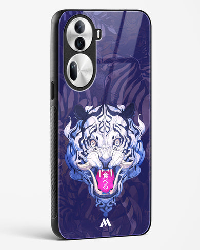 Tiger Tantrum Glass Case Phone Cover (Oppo)