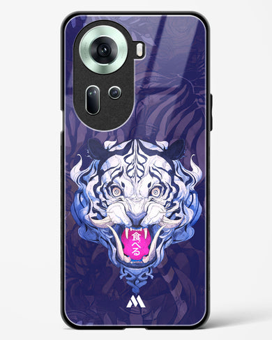 Tiger Tantrum Glass Case Phone Cover (Oppo)