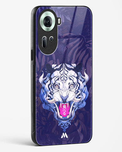 Tiger Tantrum Glass Case Phone Cover (Oppo)