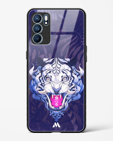 Tiger Tantrum Glass Case Phone Cover (Oppo)