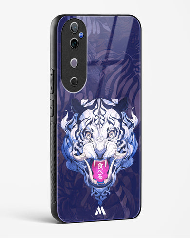 Tiger Tantrum Glass Case Phone Cover (Vivo)