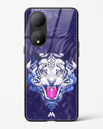 Tiger Tantrum Glass Case Phone Cover (Vivo)