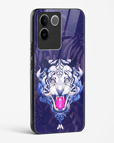 Tiger Tantrum Glass Case Phone Cover (Vivo)