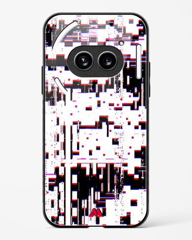 Glitch in the Code Glass Case Phone Cover (Nothing)