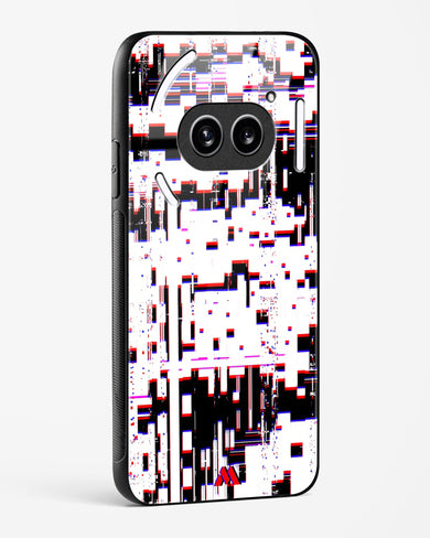 Glitch in the Code Glass Case Phone Cover (Nothing)