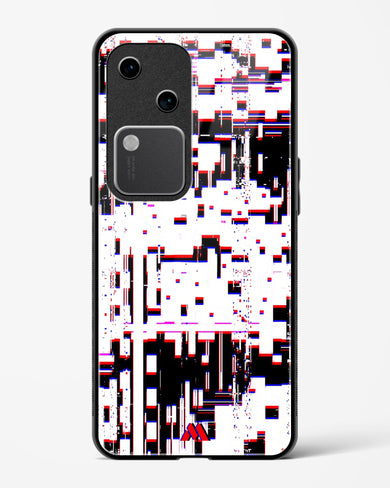 Glitch in the Code Glass Case Phone Cover (Vivo)