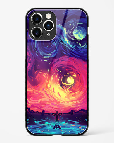 Starry Night Sun Glass Case Phone Cover (Apple)