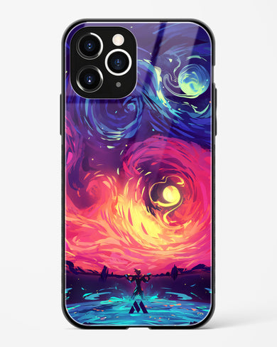 Starry Night Sun Glass Case Phone Cover (Apple)