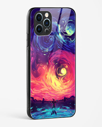 Starry Night Sun Glass Case Phone Cover (Apple)