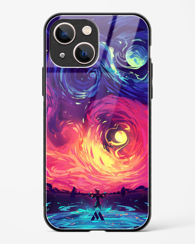 Starry Night Sun Glass Case Phone Cover (Apple)