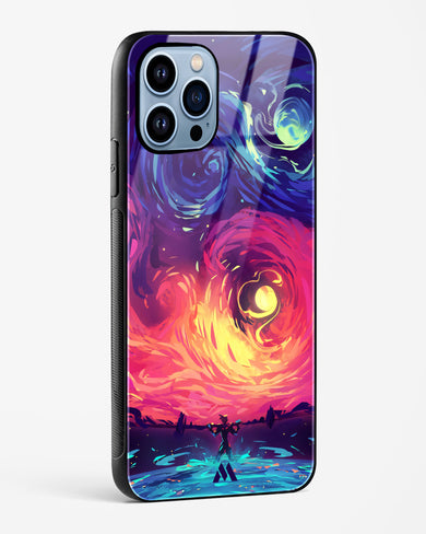 Starry Night Sun Glass Case Phone Cover (Apple)