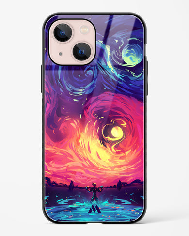 Starry Night Sun Glass Case Phone Cover (Apple)