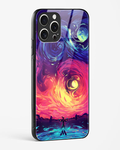 Starry Night Sun Glass Case Phone Cover (Apple)