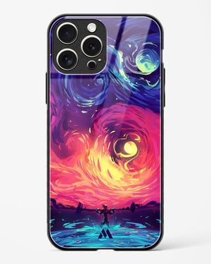 Starry Night Sun Glass Case Phone Cover (Apple)