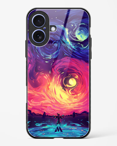 Starry Night Sun Glass Case Phone Cover (Apple)