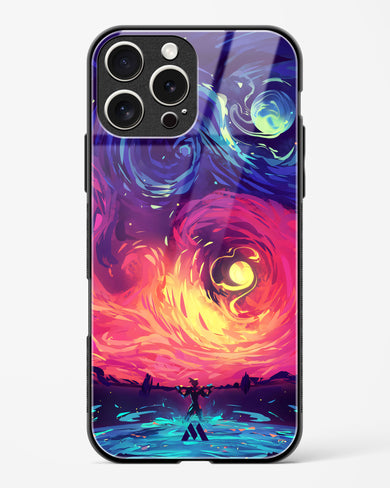 Starry Night Sun Glass Case Phone Cover (Apple)