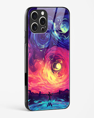 Starry Night Sun Glass Case Phone Cover (Apple)