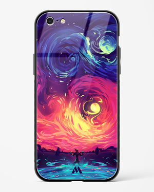 Starry Night Sun Glass Case Phone Cover (Apple)