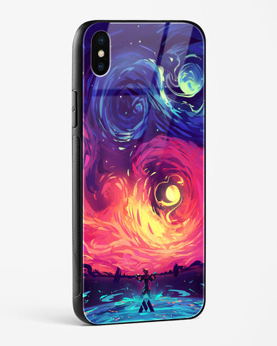 Starry Night Sun Glass Case Phone Cover (Apple)