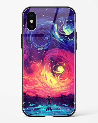 Starry Night Sun Glass Case Phone Cover (Apple)