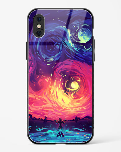 Starry Night Sun Glass Case Phone Cover (Apple)