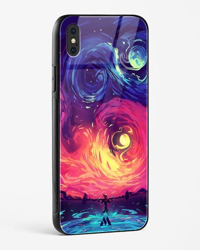 Starry Night Sun Glass Case Phone Cover (Apple)