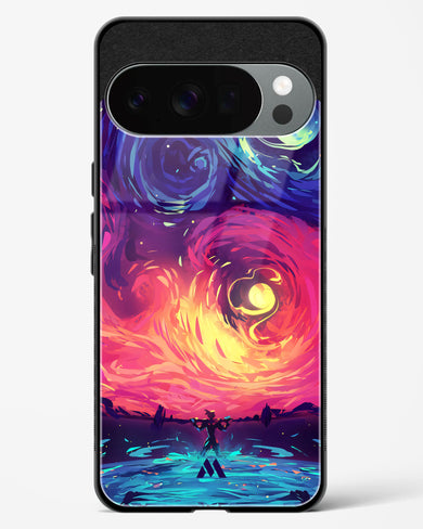 Starry Night Sun Glass Case Phone Cover (Google)