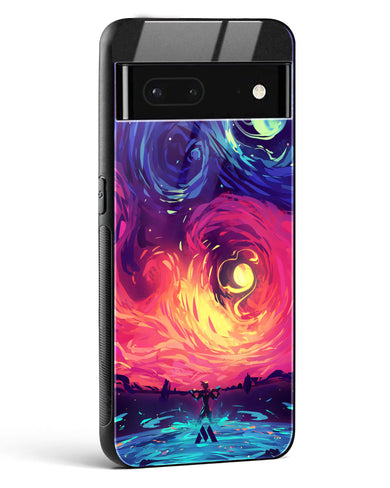 Starry Night Sun Glass Case Phone Cover (Google)