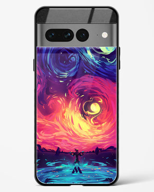 Starry Night Sun Glass Case Phone Cover (Google)