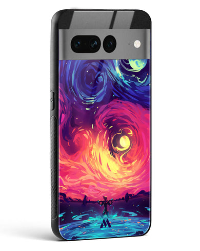 Starry Night Sun Glass Case Phone Cover (Google)