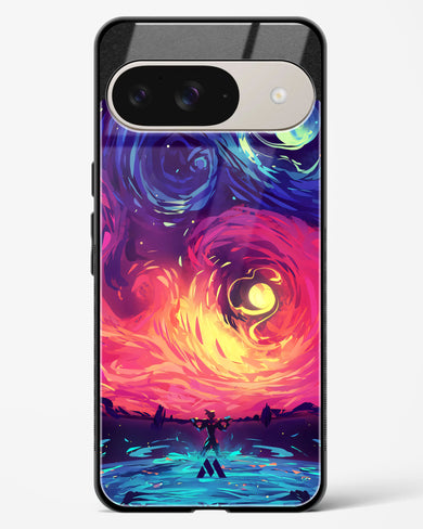 Starry Night Sun Glass Case Phone Cover (Google)