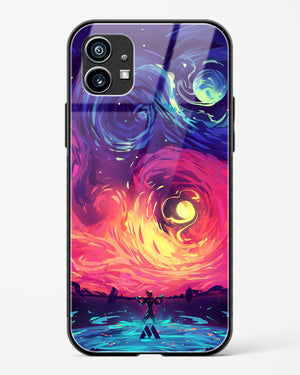 Starry Night Sun Glass Case Phone Cover (Nothing)