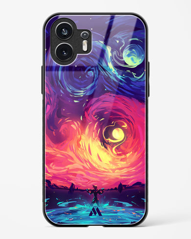 Starry Night Sun Glass Case Phone Cover (Nothing)