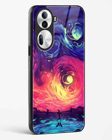 Starry Night Sun Glass Case Phone Cover (Oppo)