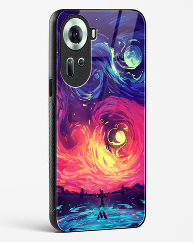 Starry Night Sun Glass Case Phone Cover (Oppo)