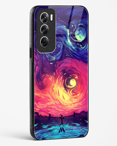 Starry Night Sun Glass Case Phone Cover (Oppo)