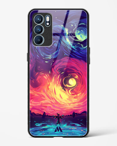 Starry Night Sun Glass Case Phone Cover (Oppo)