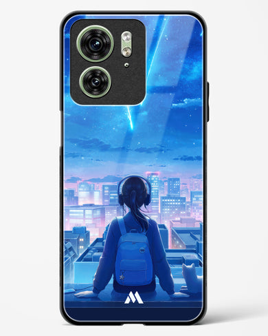 Meteor Showers Glass Case Phone Cover (Motorola)