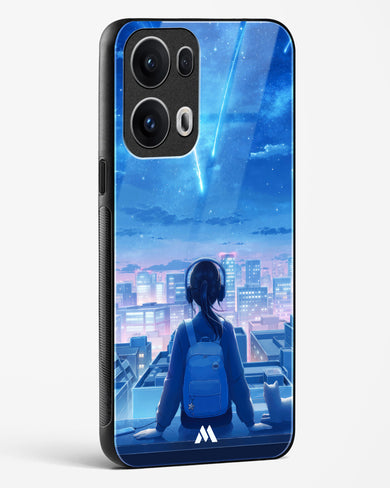 Meteor Showers Glass Case Phone Cover (Oppo)