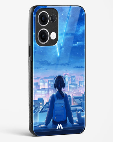 Meteor Showers Glass Case Phone Cover (Oppo)