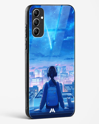 Meteor Showers Glass Case Phone Cover (Samsung)