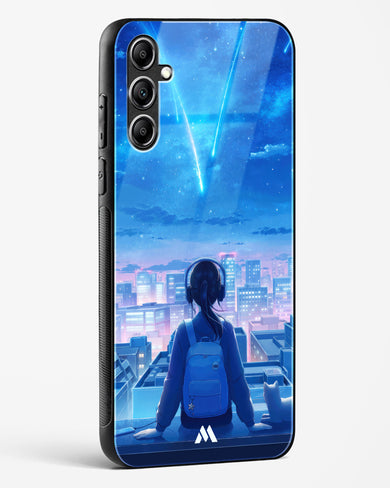 Meteor Showers Glass Case Phone Cover (Samsung)