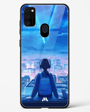 Meteor Showers Glass Case Phone Cover (Samsung)